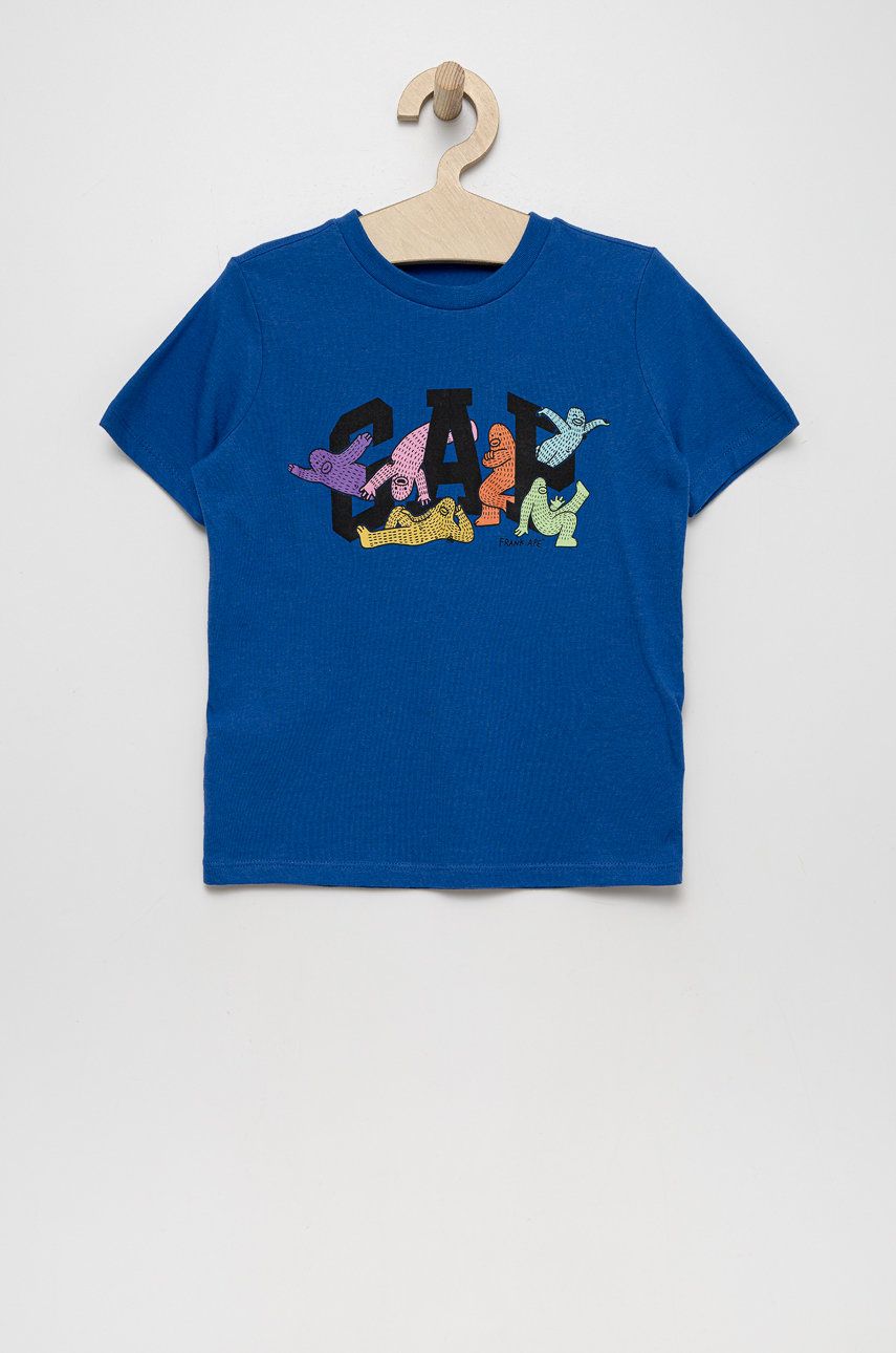 GAP t-shirt dziecięcy z nadrukiem