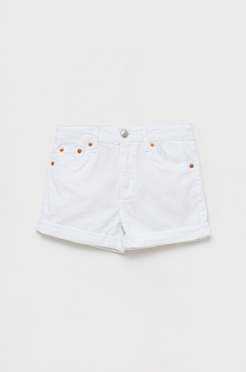 Levi's szorty kolor biały gładkie