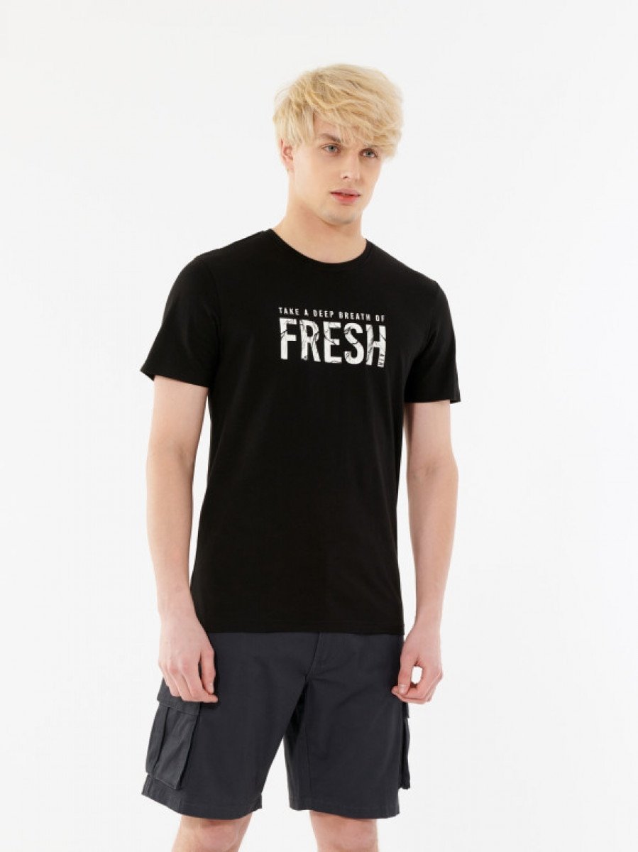 T-shirt z nadrukiem męski