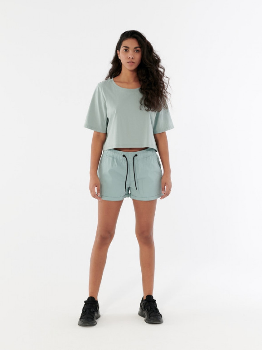 Krótki t-shirt damski