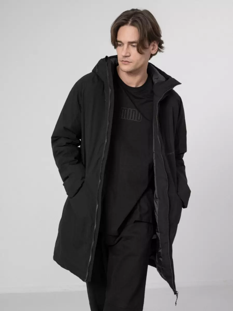 Parka przejściowa membrana 5000 męska - czarna