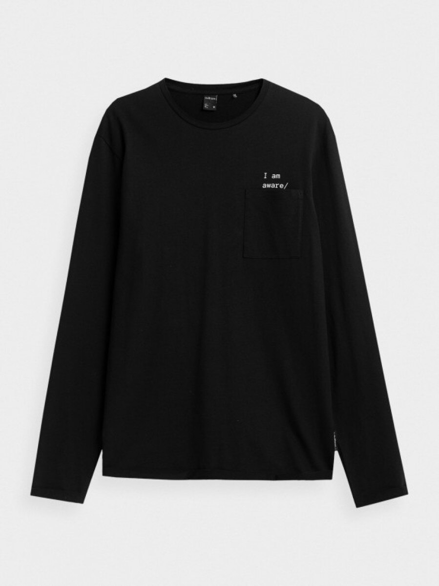 Longsleeve gładki męski
