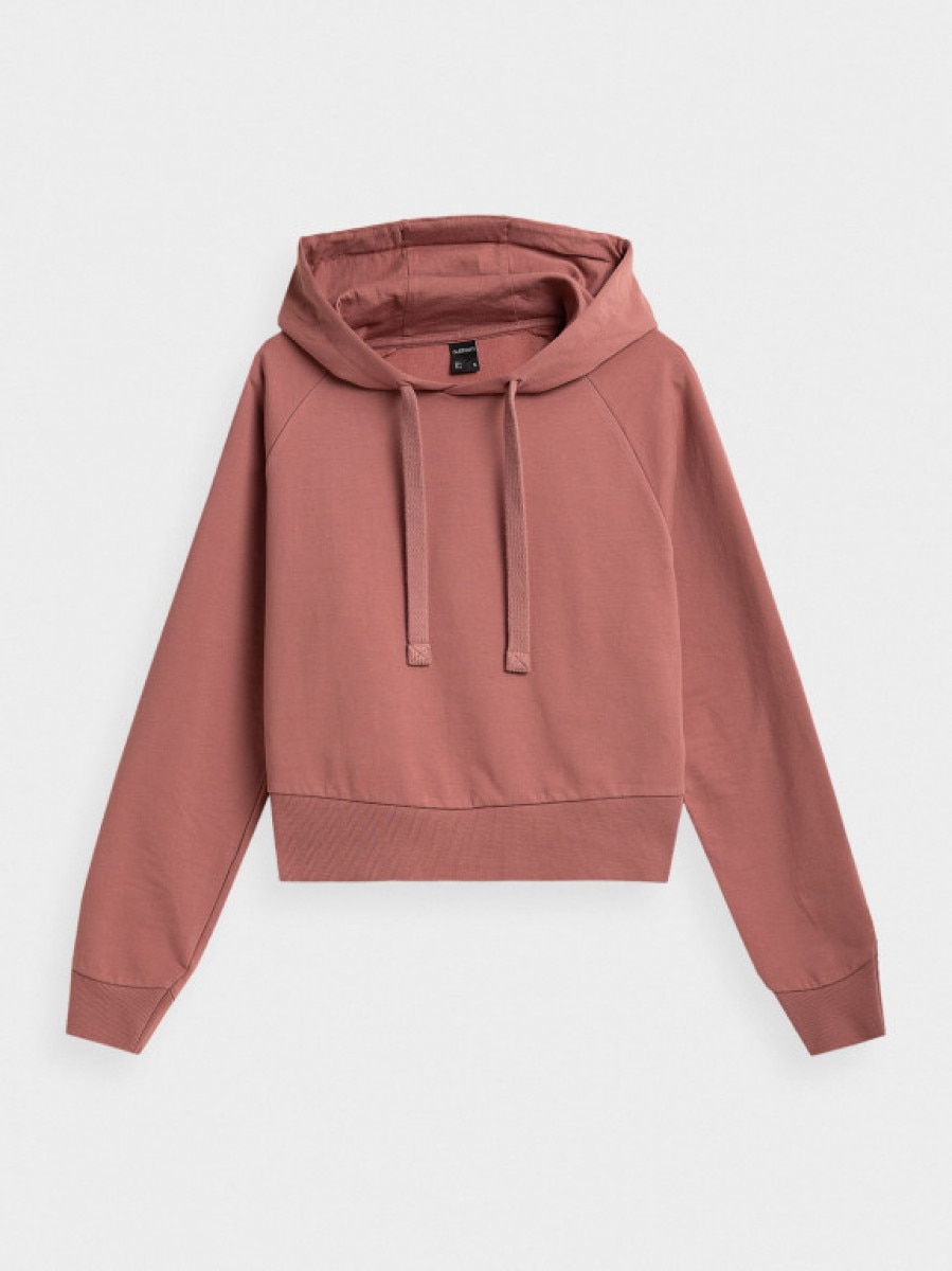 Krótka bluza z kapturem damska