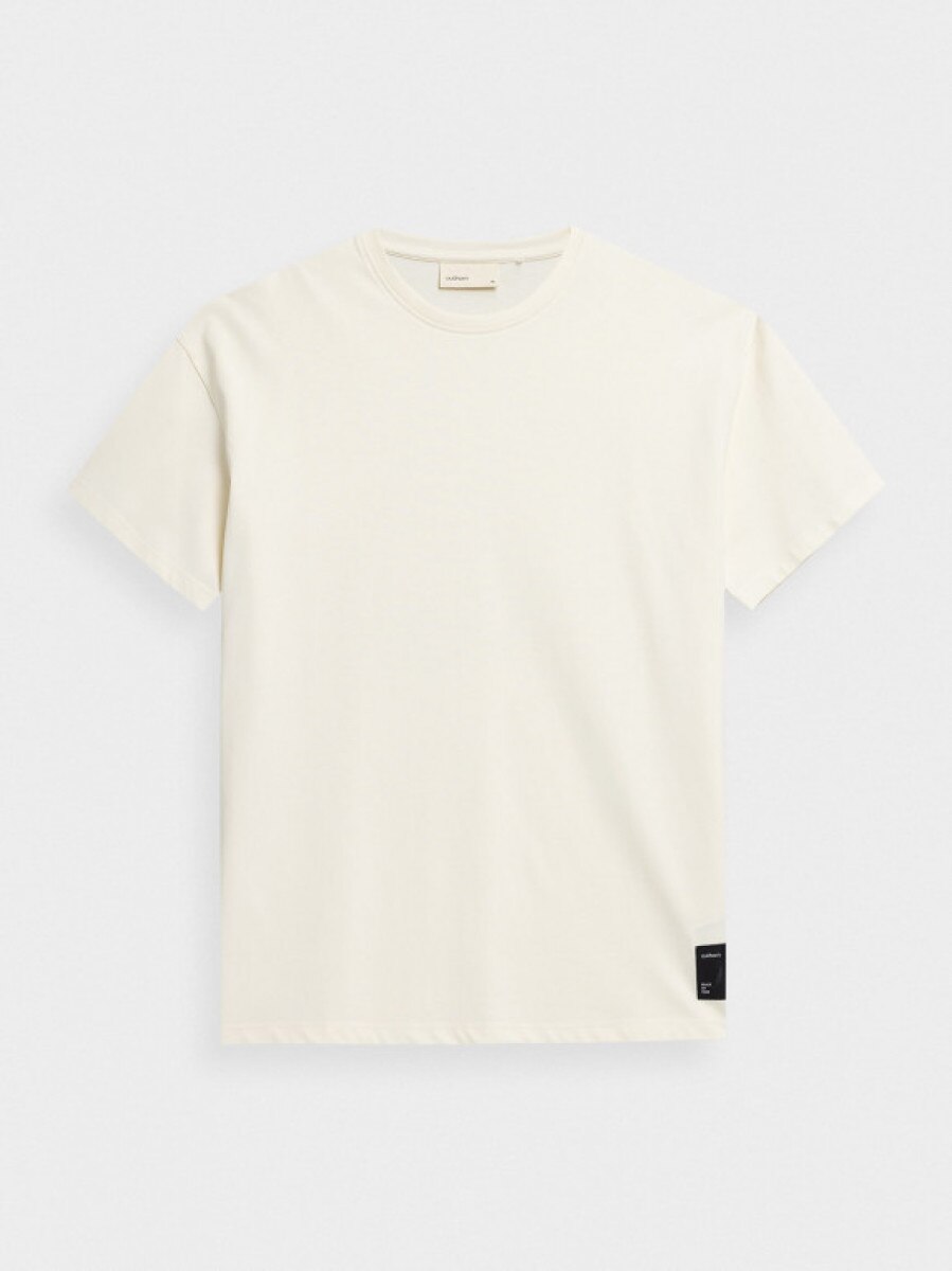 T-shirt oversize z nadrukiem męski