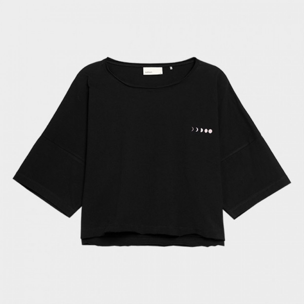 T-shirt oversize z nadrukiem damski