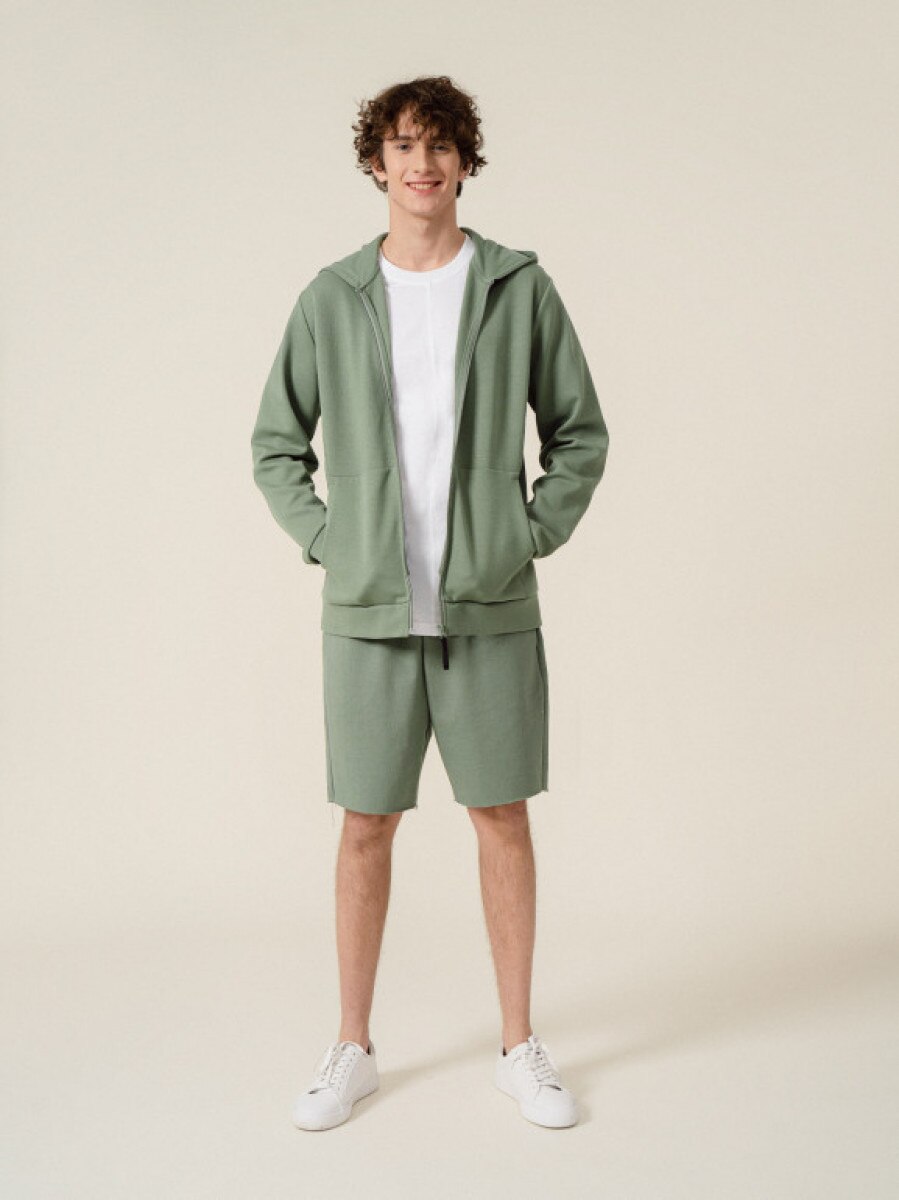 Bluza rozpinana z kapturem męska