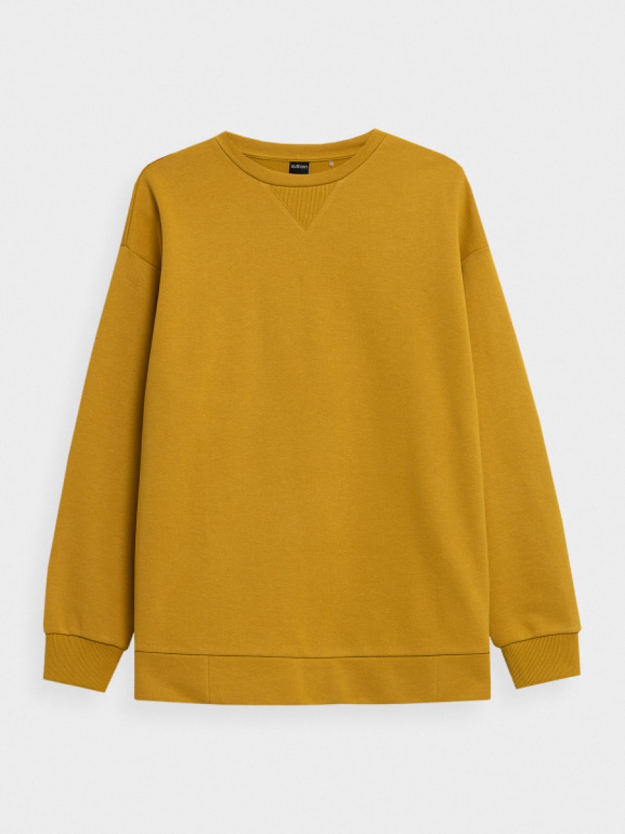 Bluza oversize damska - żółta