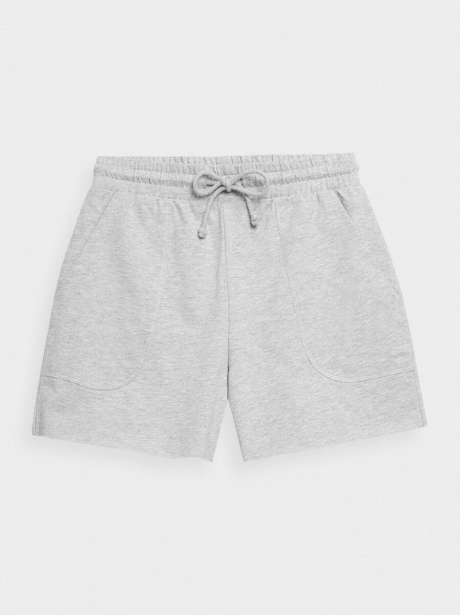 Spodenki dresowe damskie - szare