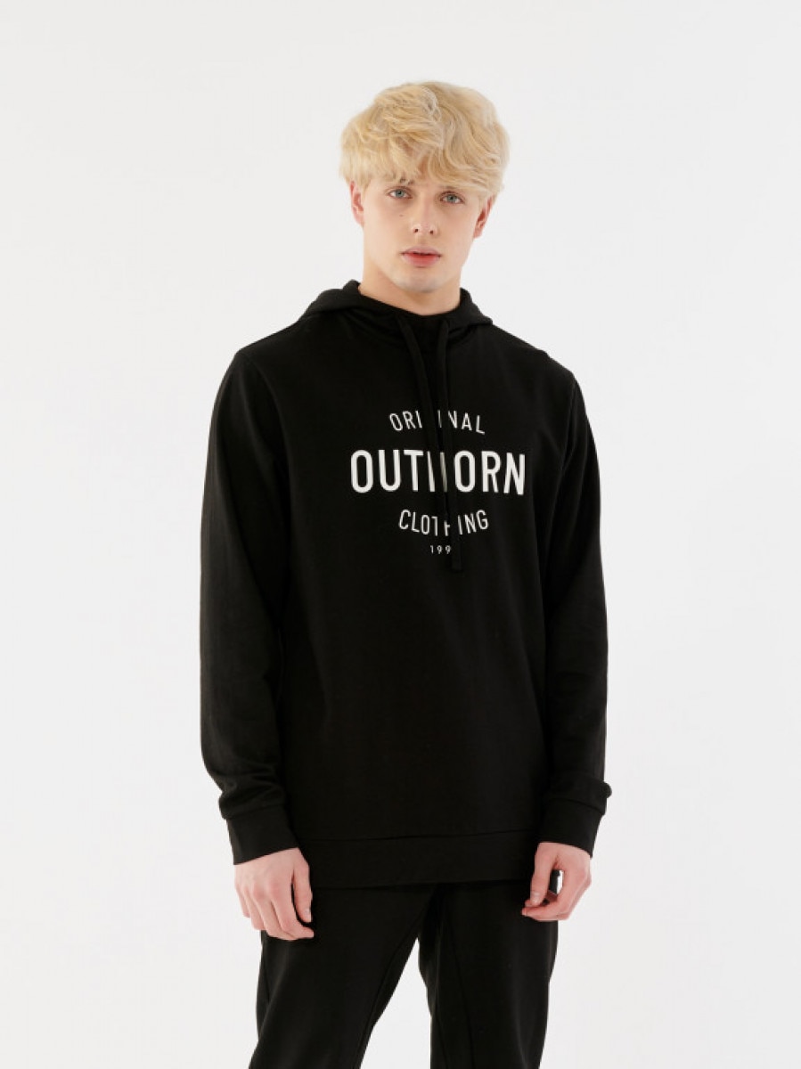 Bluza nierozpinana z kapturem męska