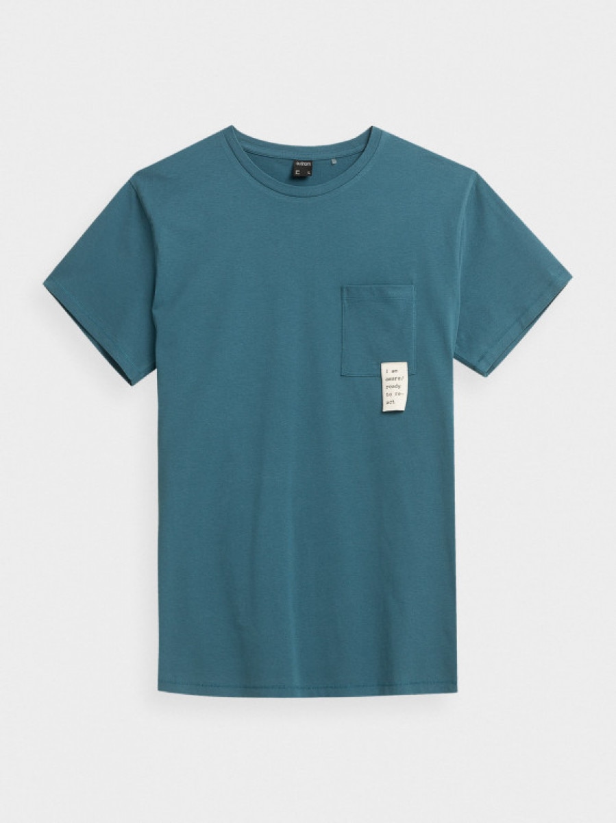 T-shirt gładki męski