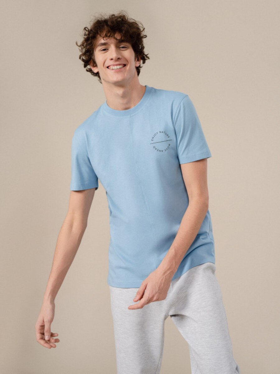 T-shirt z nadrukiem męski