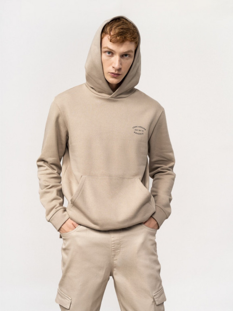 Bluza nierozpinana z kapturem męska