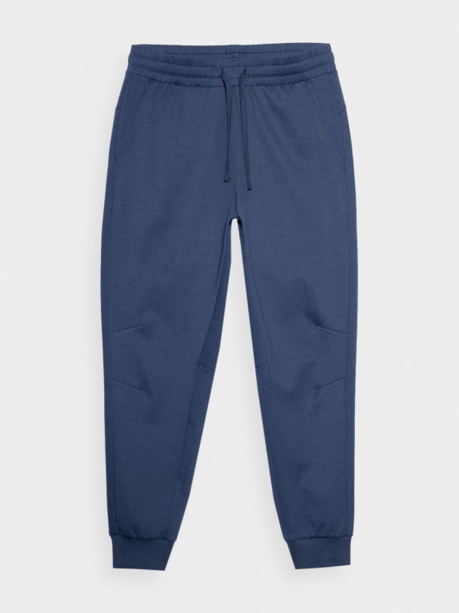 Spodnie dresowe męskie - granatowe