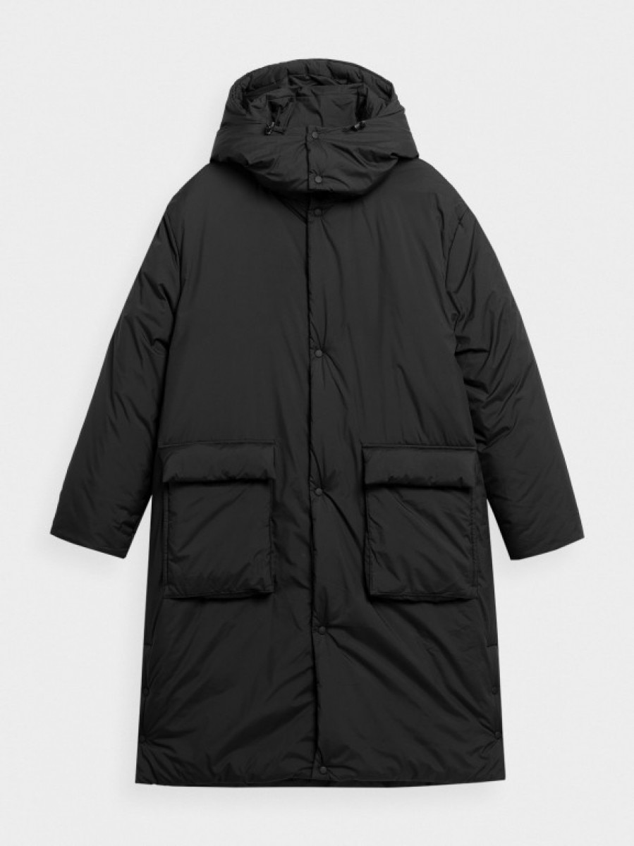Płaszcz puchowy z wypełnieniem syntetycznym damski