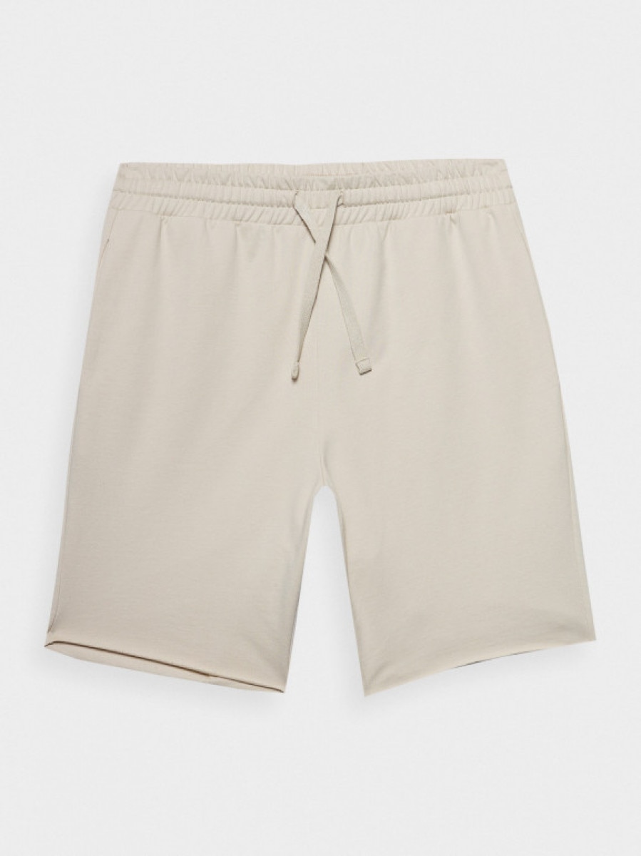 Spodenki dresowe męskie - beżowe