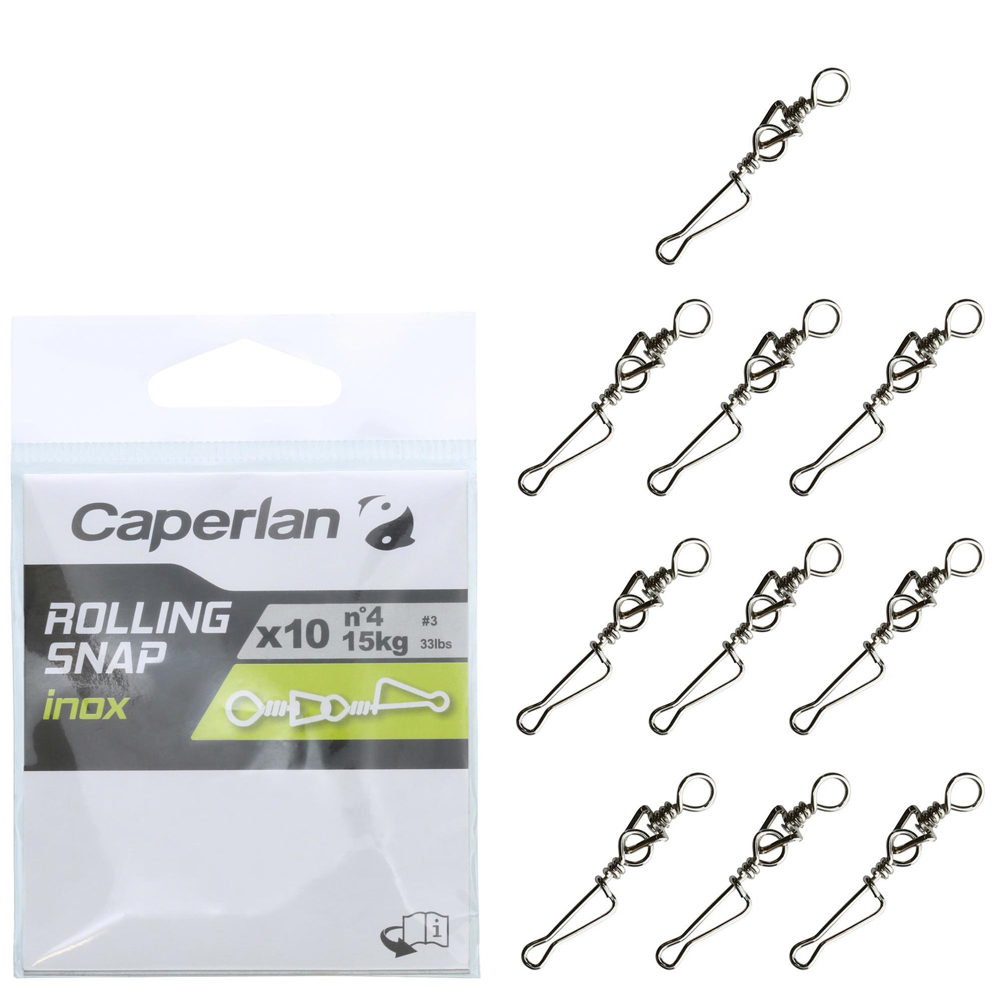 Agrafki z krętlikiem ROLLING SNAP INOX