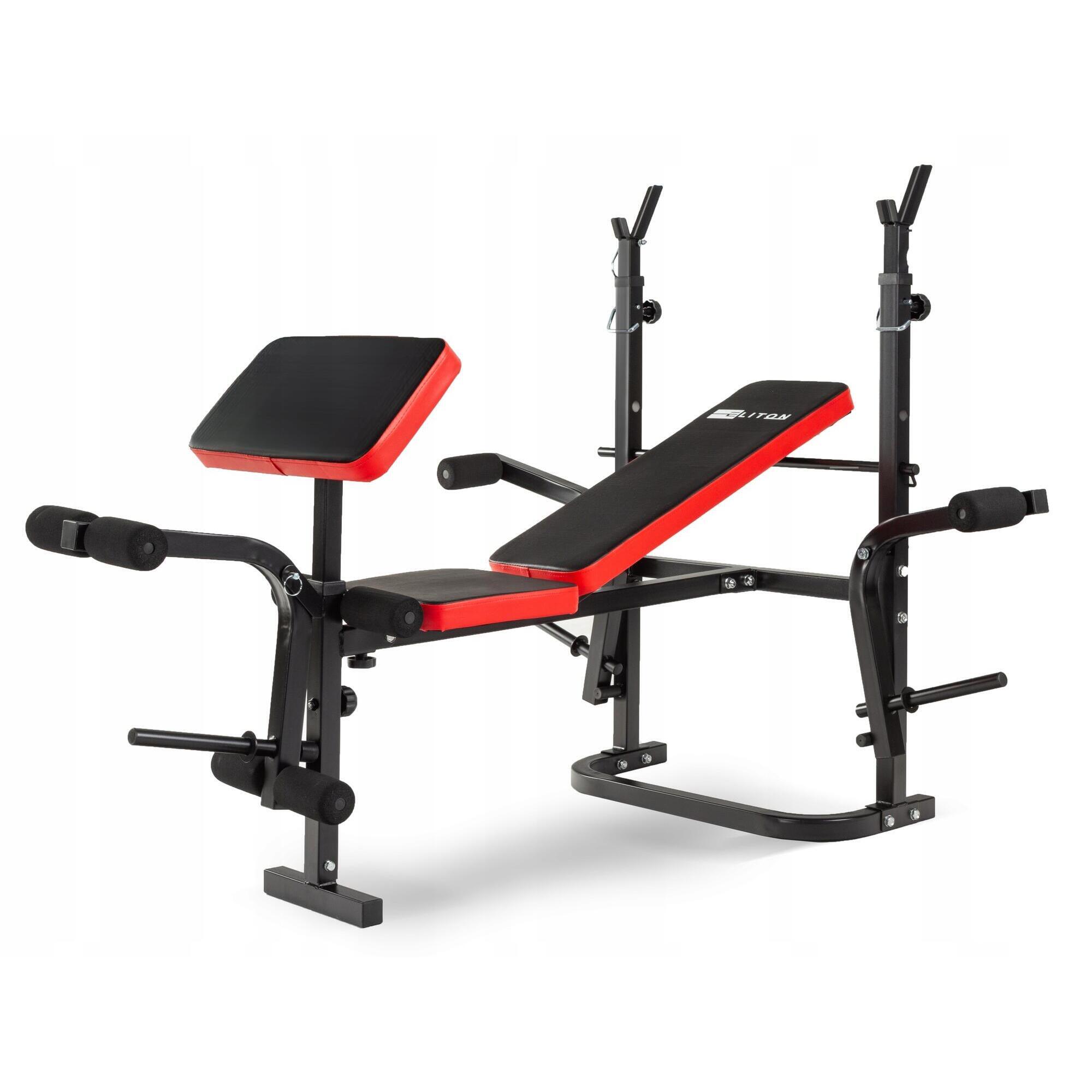 Ławka treningowa Eliton składana wielofunkcyjna modlitewnik, regulowana 5430B