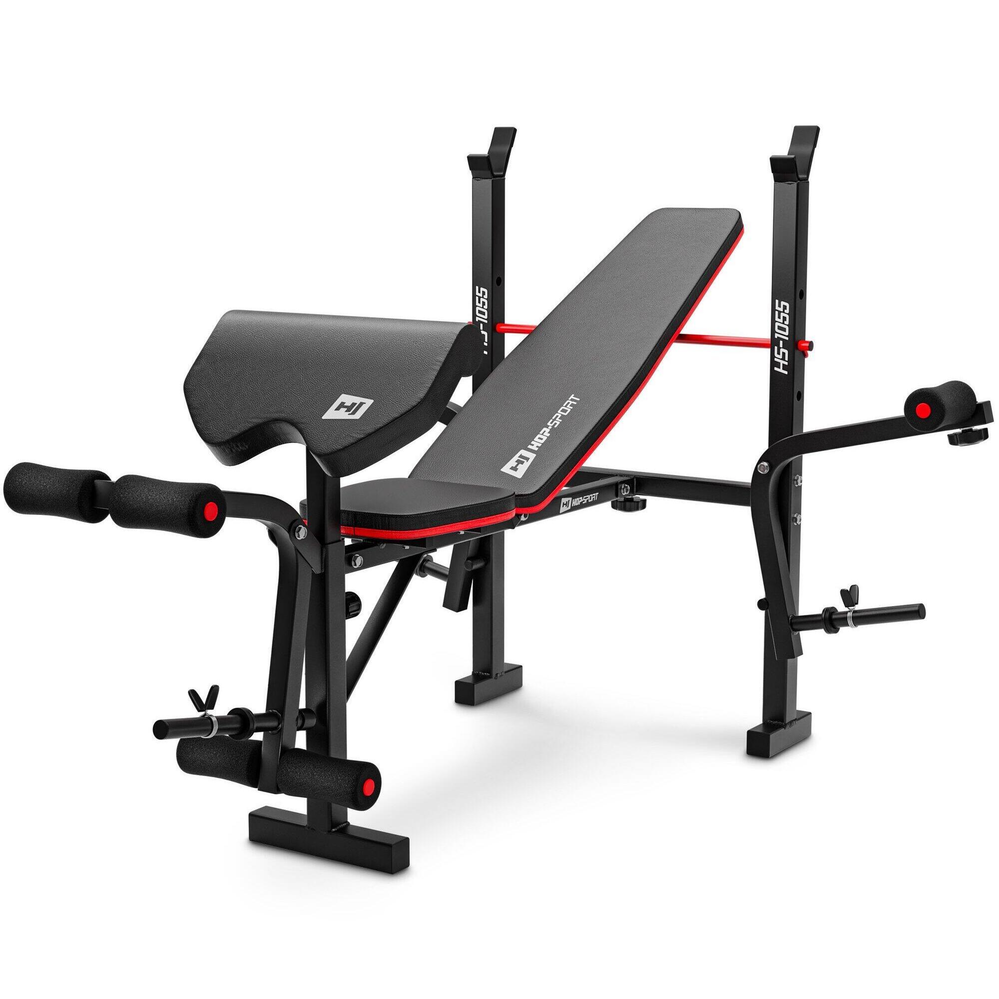 Ławka do ćwiczeń Hop-Sport HS-1055 Pro z modlitewnikiem