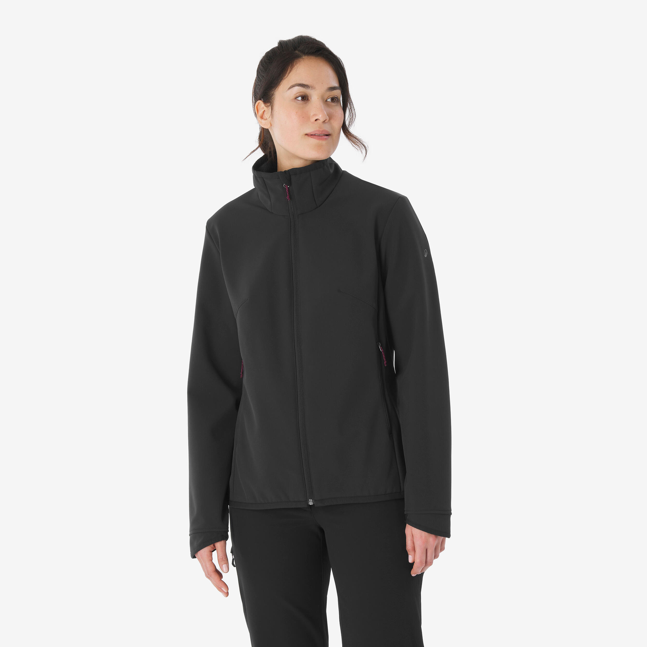 Kurtka turystyczna damska Softshell Forclaz MT100