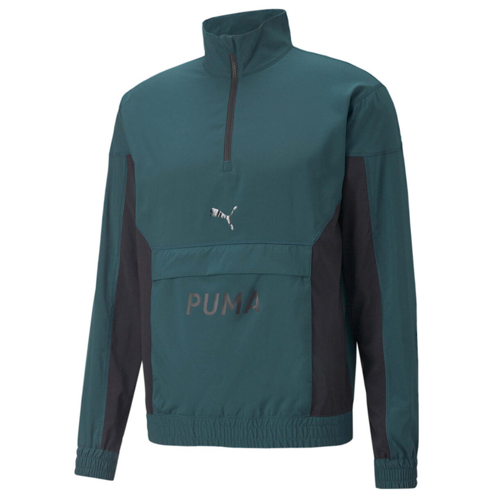 Kurtka treningowa męska PUMA FIT Woven 1/2 ZIP