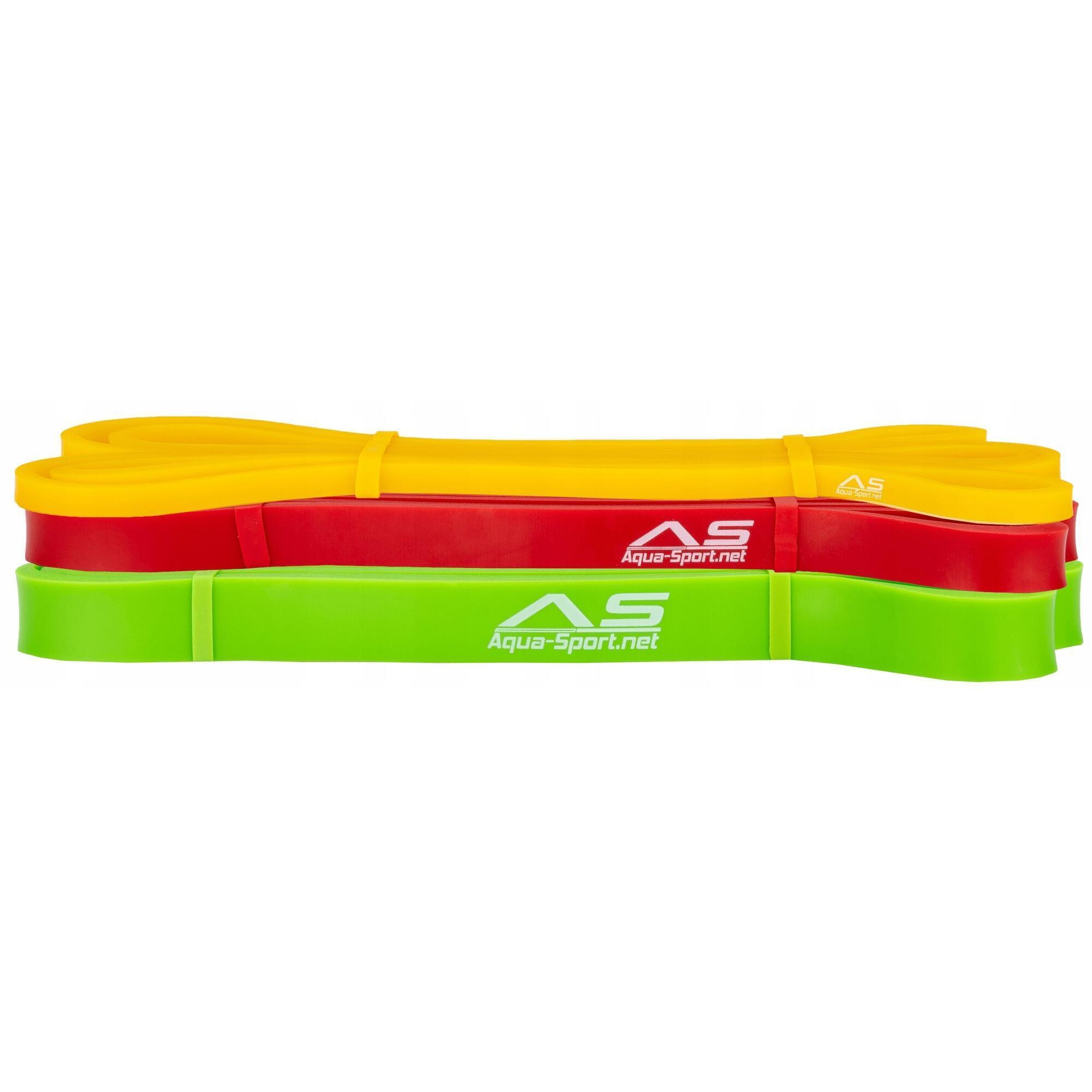 Zestaw 3 gum oporowych do ćwiczeń aqua-sport powerstrech superband