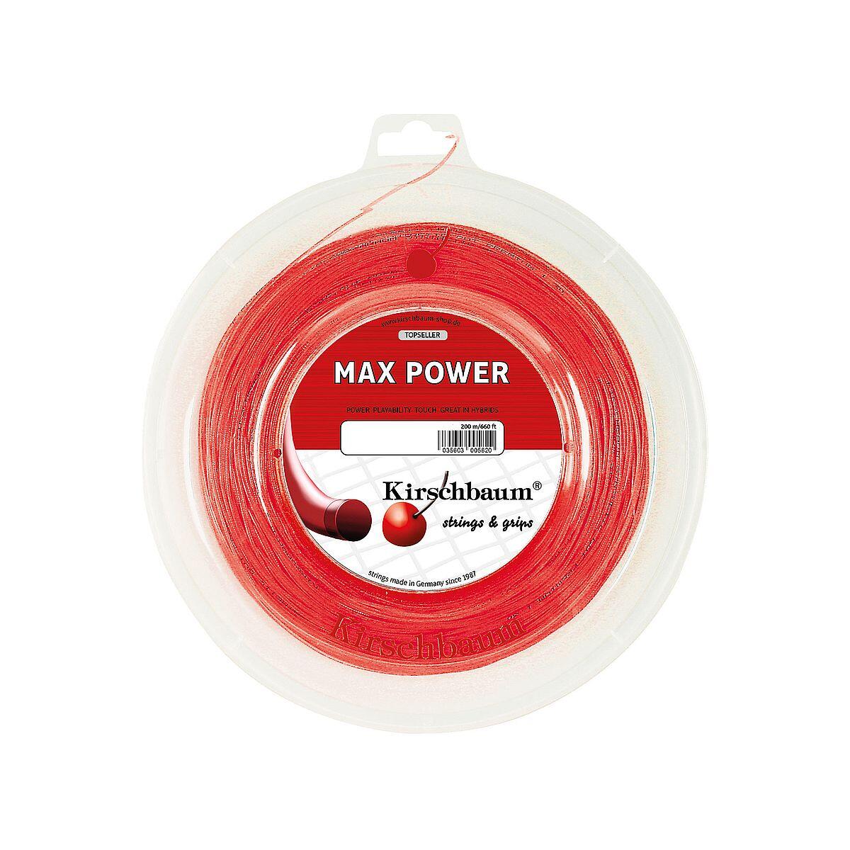 Naciąg do tenisa Kirschbaum Max Power Red 1,25 mm 200 m