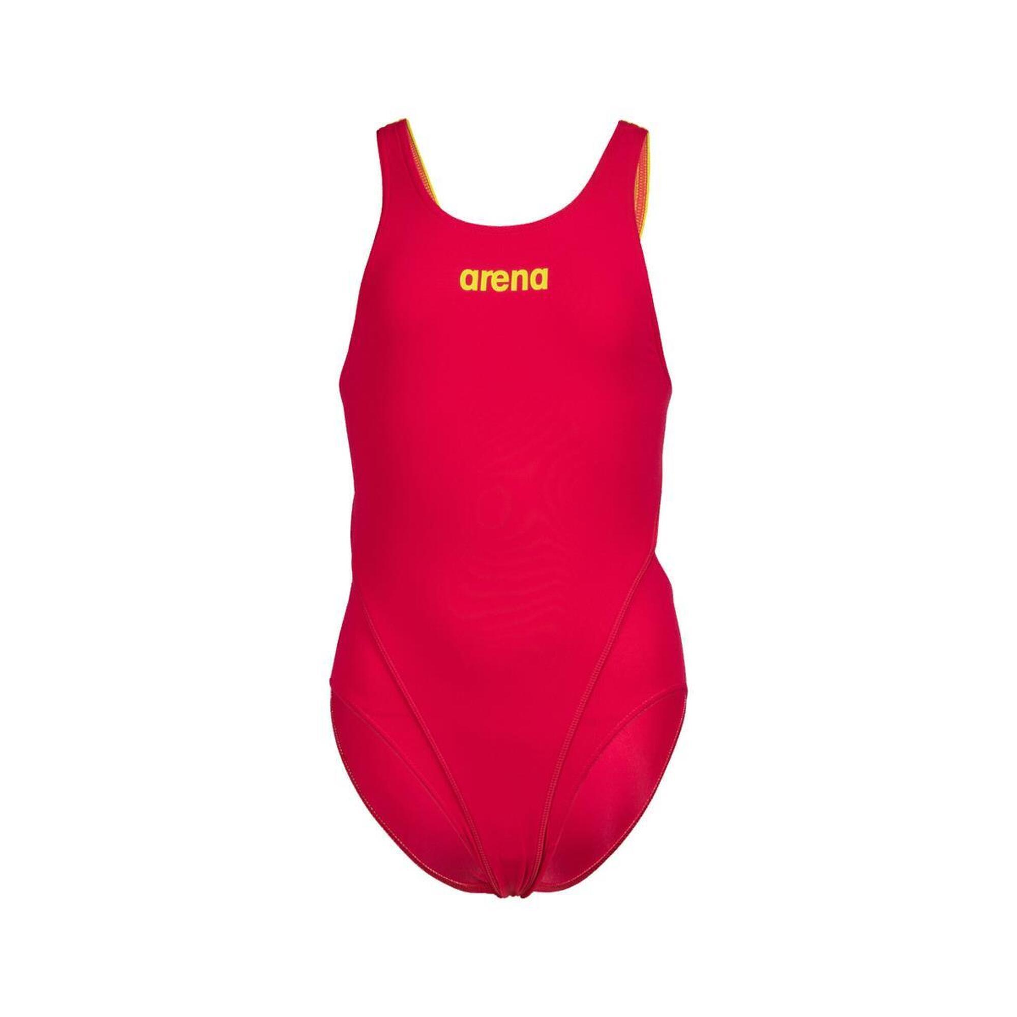 Strój kąpielowy jednoczęściowy dziecięcy arena Team Swim Tech Solid