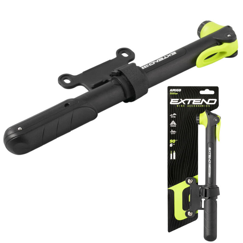 Pompka rowerowa ręczna Extend Amigo plastikowa