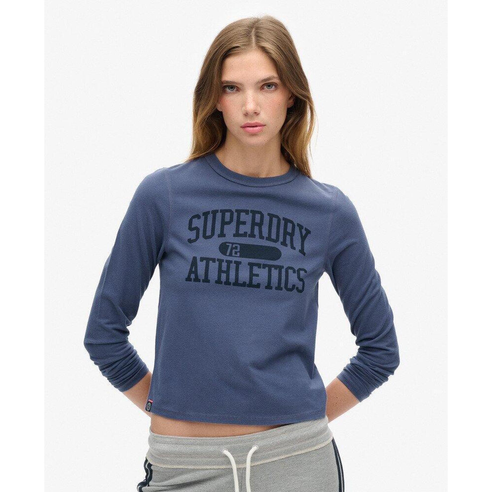 Wąska koszulka z długim rękawem Athletic Ringer