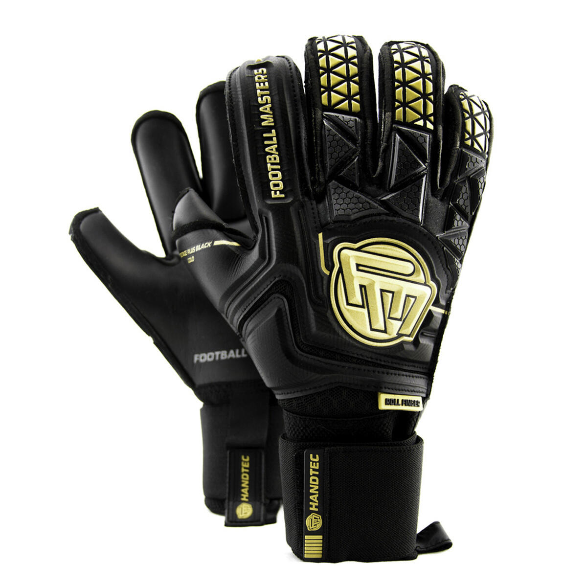 Rękawice bramkarskie dla młodzieży Football Masters Voltage Plus Junior RF v 4.0