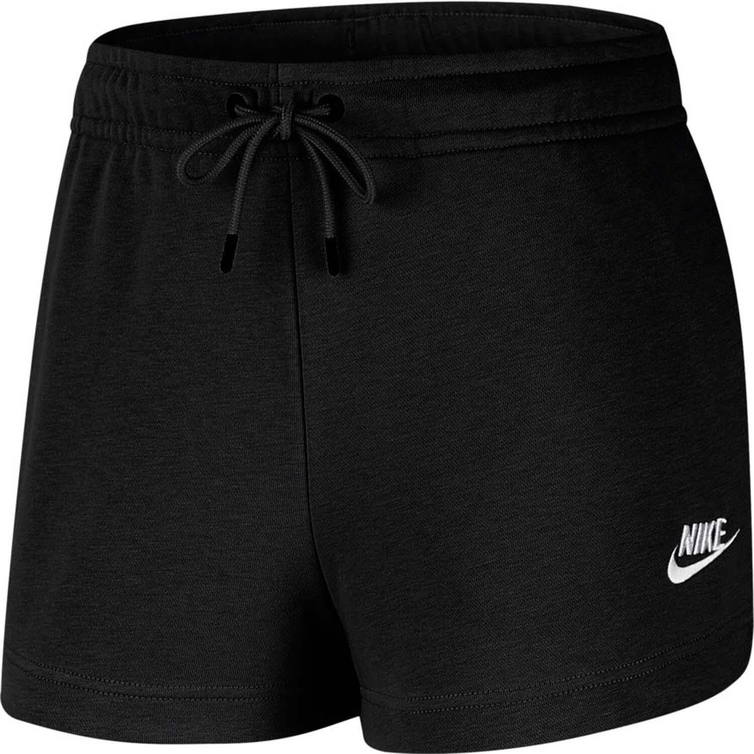 Krótkie Spodenki Sportowe Damskie Nike Essential Czarny
