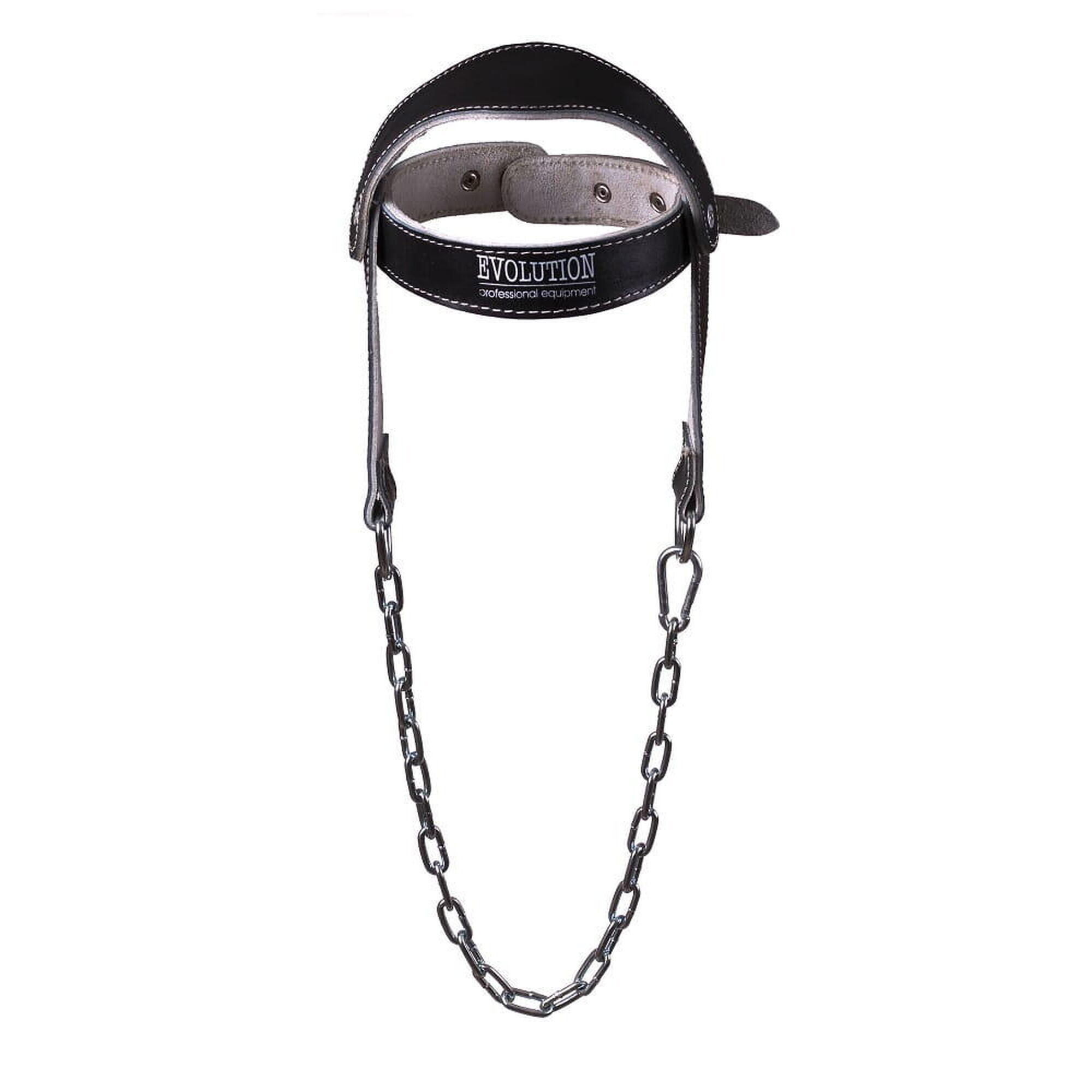 Korona do ćwiczeń szyi i karku skórzana Evolution Professional Equipment