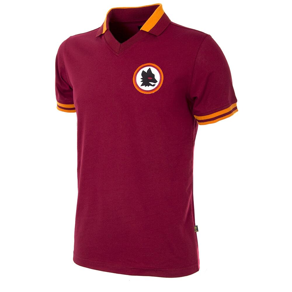 Koszulka retro piłkarska dla dorosłych - AS Roma 1978-79 - Czerwona