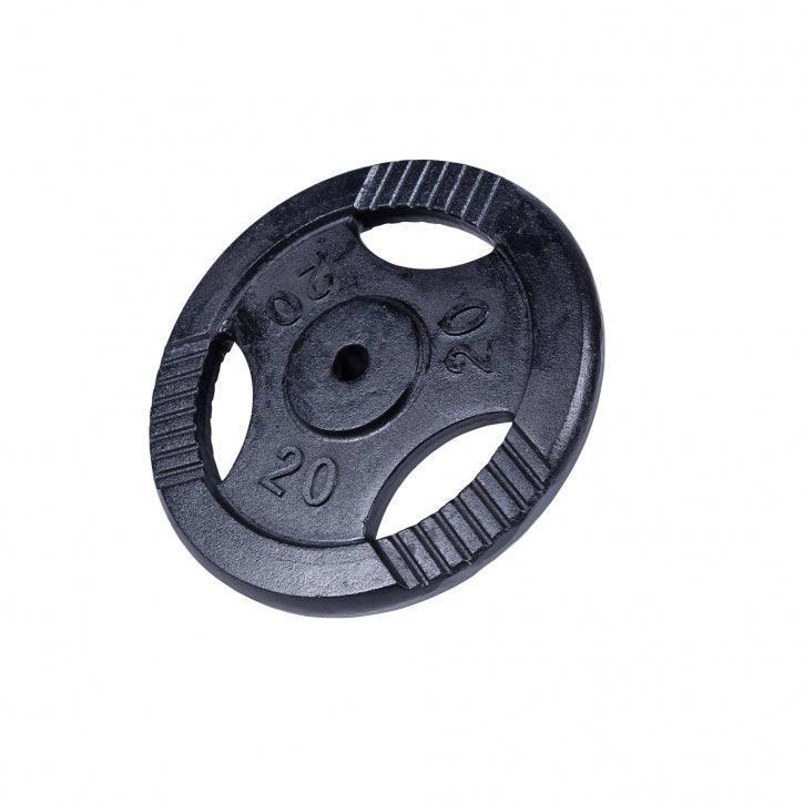 Obciążenie (1,25 - 20 kg) 31mm talerz żeliwny grip z uchwytami Gorilla Sports