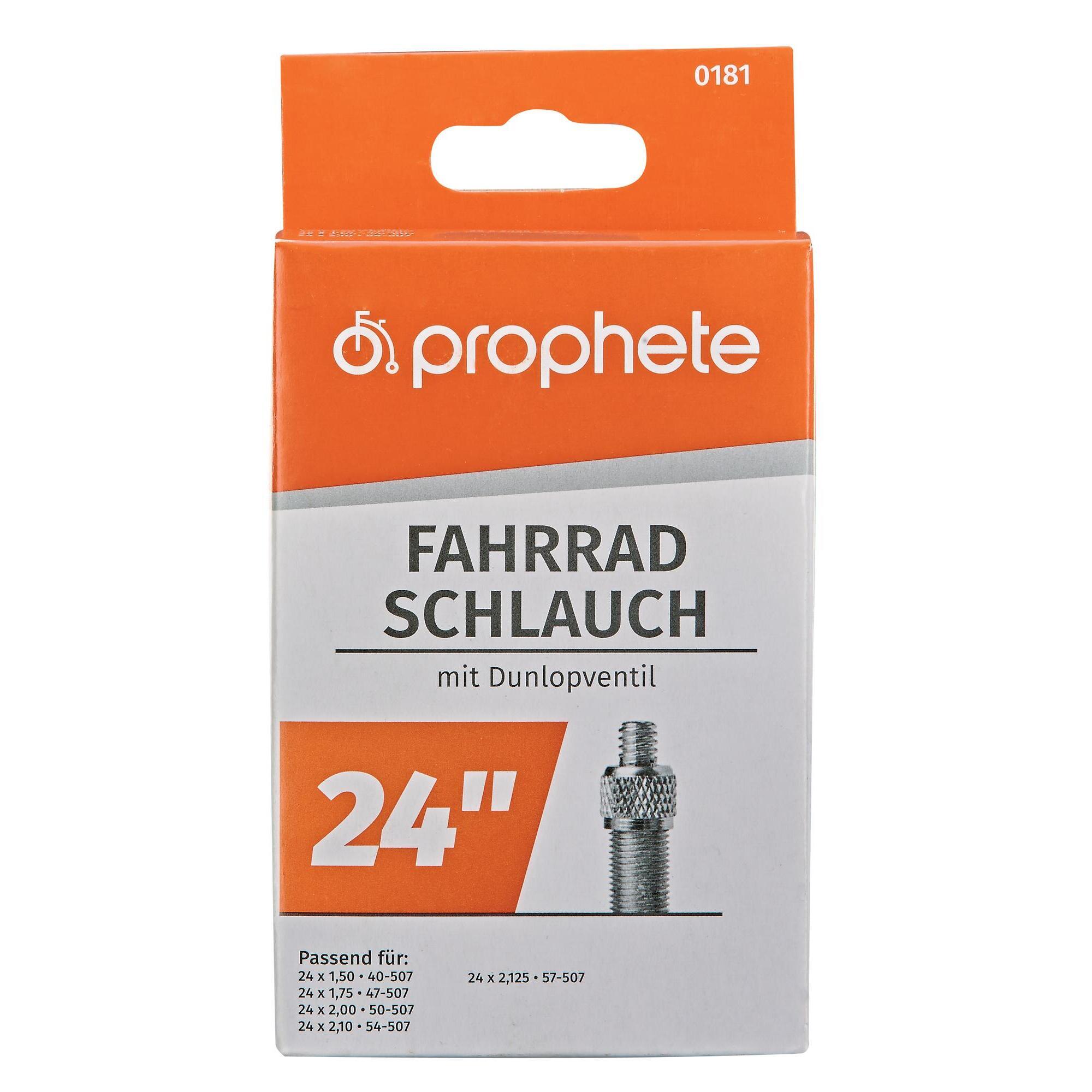 Dętka rowerowa 24 cale x 1,75 - 2,125, wentyl Dunlop