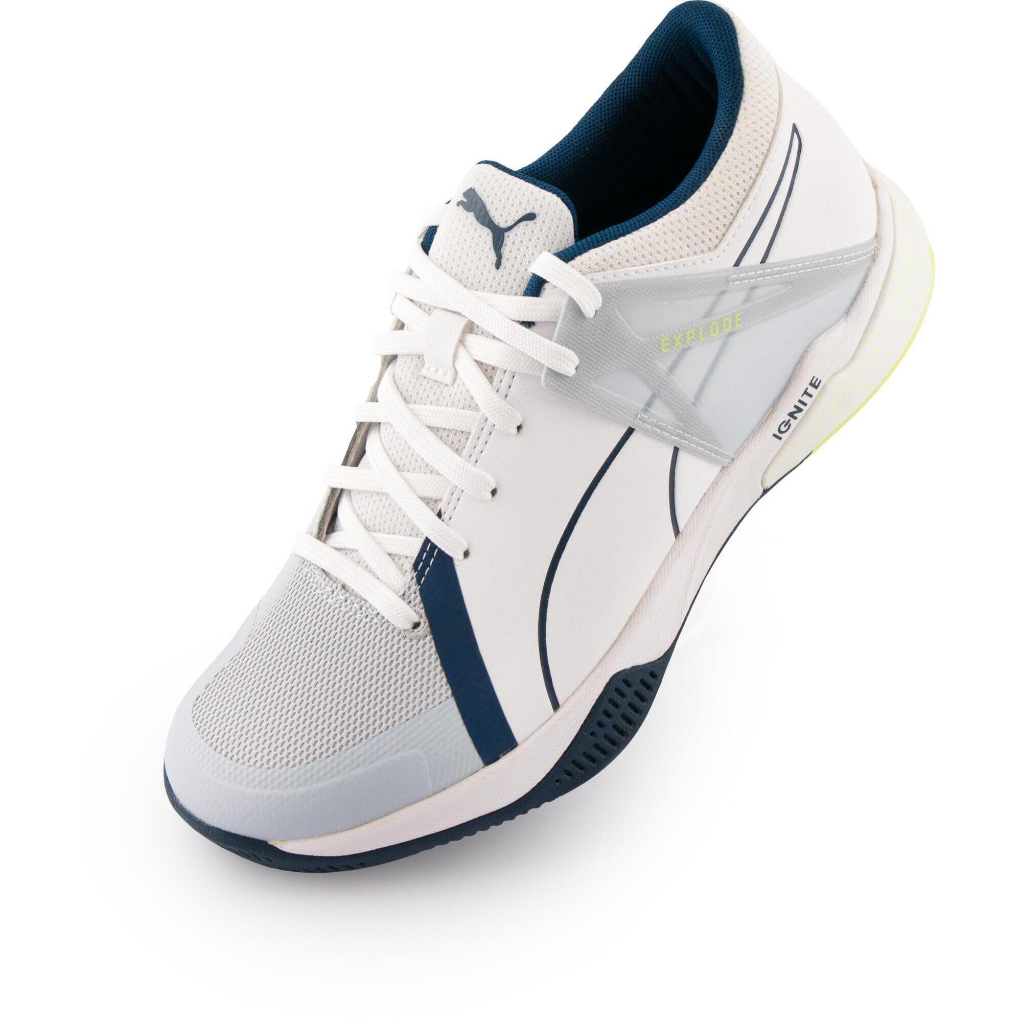 Puma Unisex Xbrid 2 Trampki - Białe, Szare, Żółte, Rozmiar 45