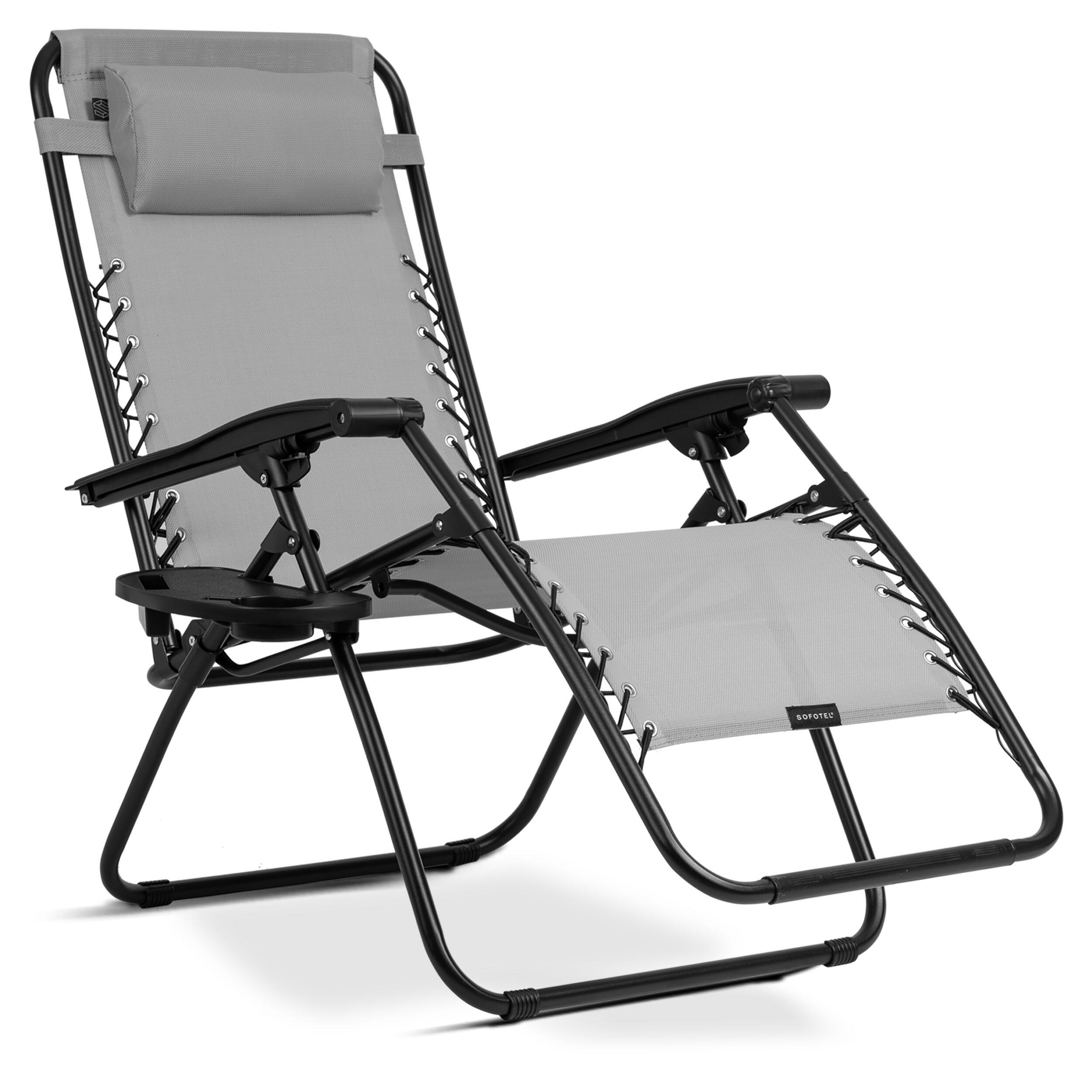 Leżak turystyczny plażowy składany Sofotel