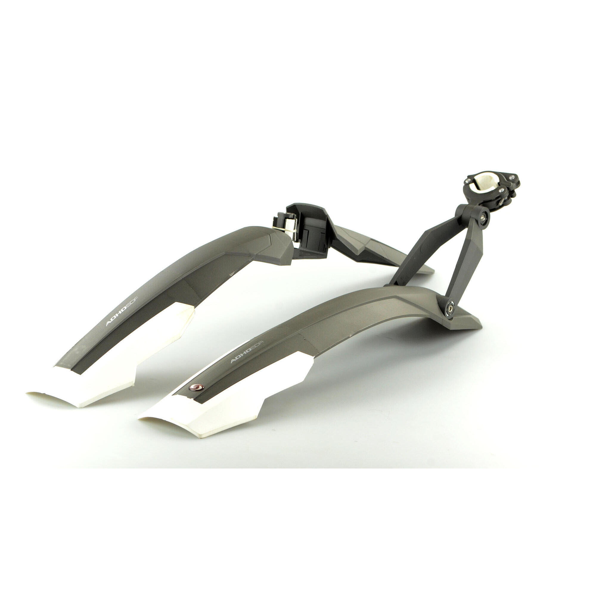 Błotniki Simpla ADHD SHORT 26"-27,5" kpl. tytanowo/białe