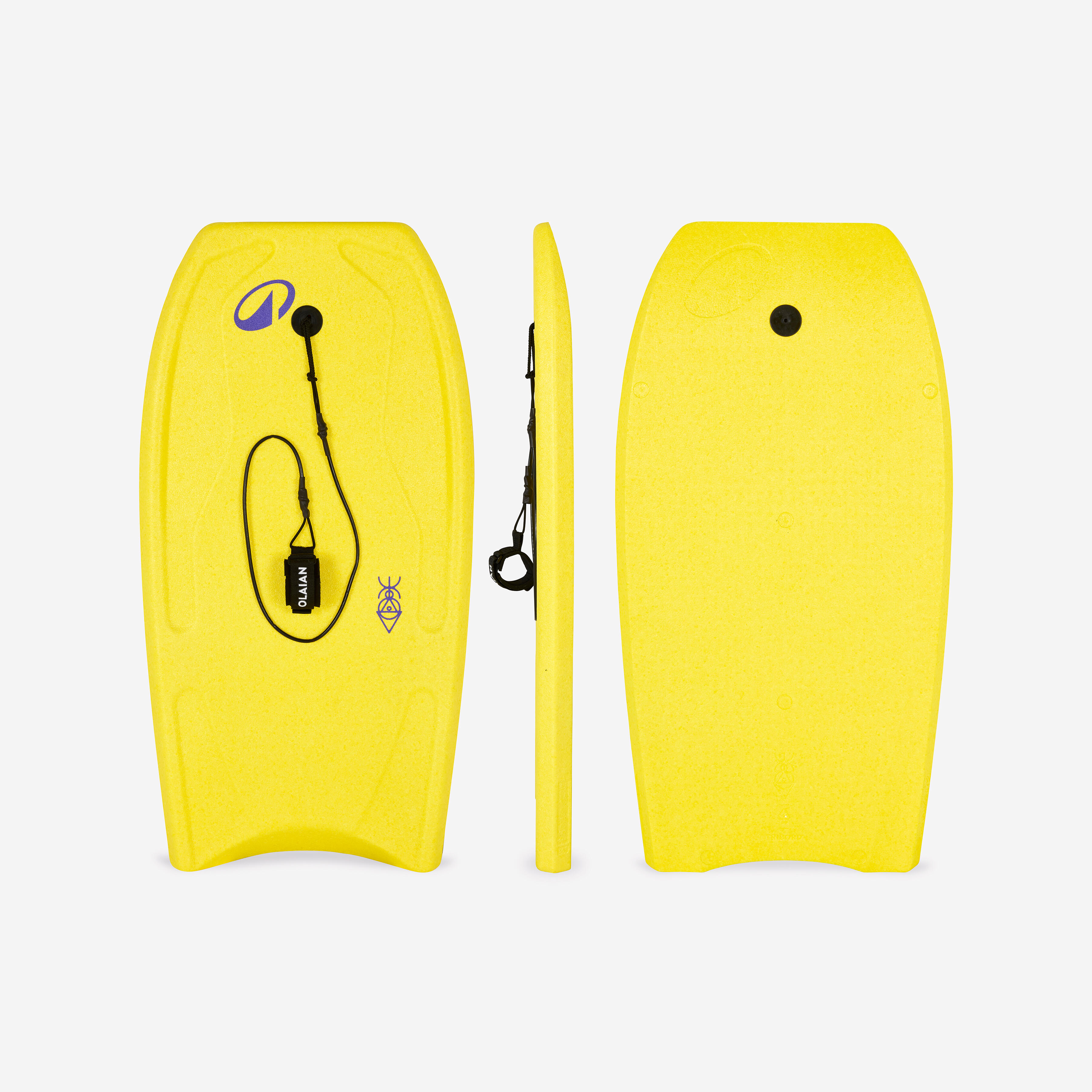 Deska bodyboard Olaian 100 jednoskładnikowa profilowana