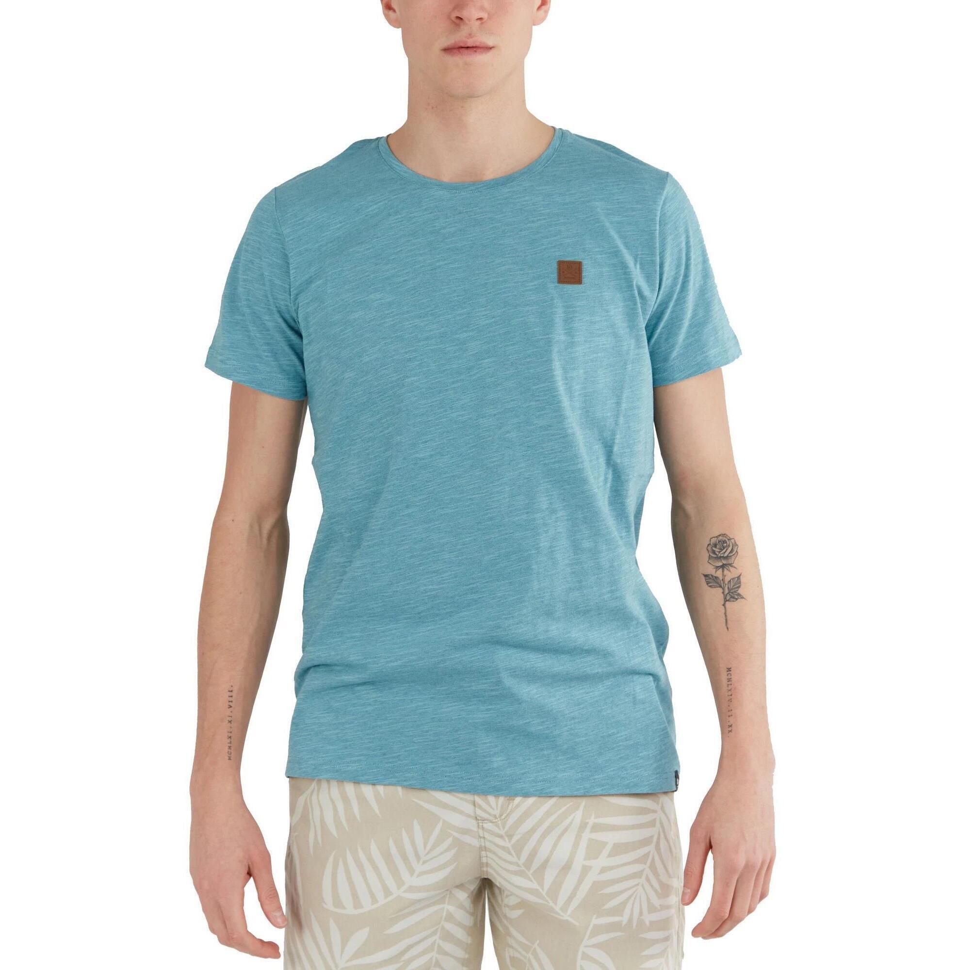 Jaggy Structured T-Shirt koszulka z krótkim rękawem - zielony