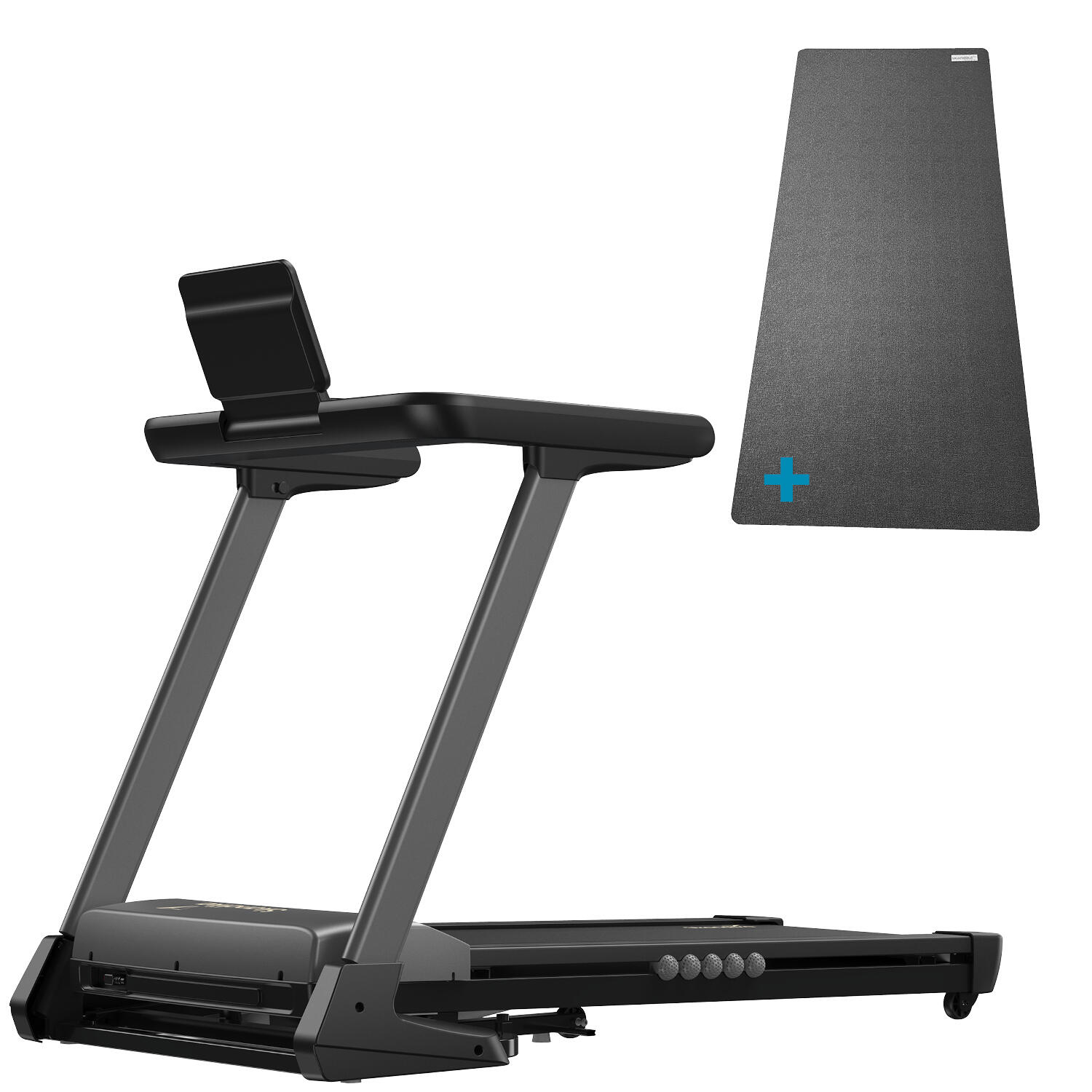 Bieżnia elektryczna, składana Nordik K18-S + mata ochronna na podłogę
