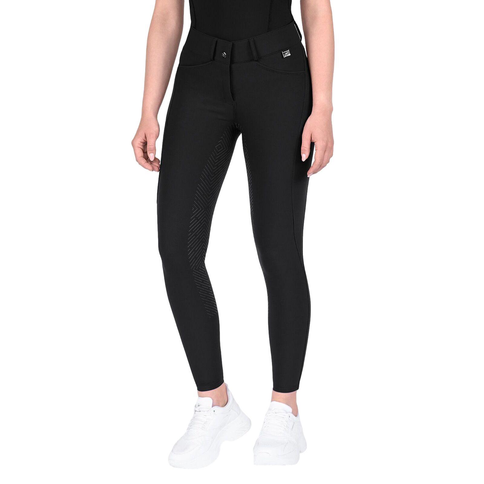 Spodnie jeździeckie o pełnej przyczepności dla dziewcząt ELT Comfort Ride