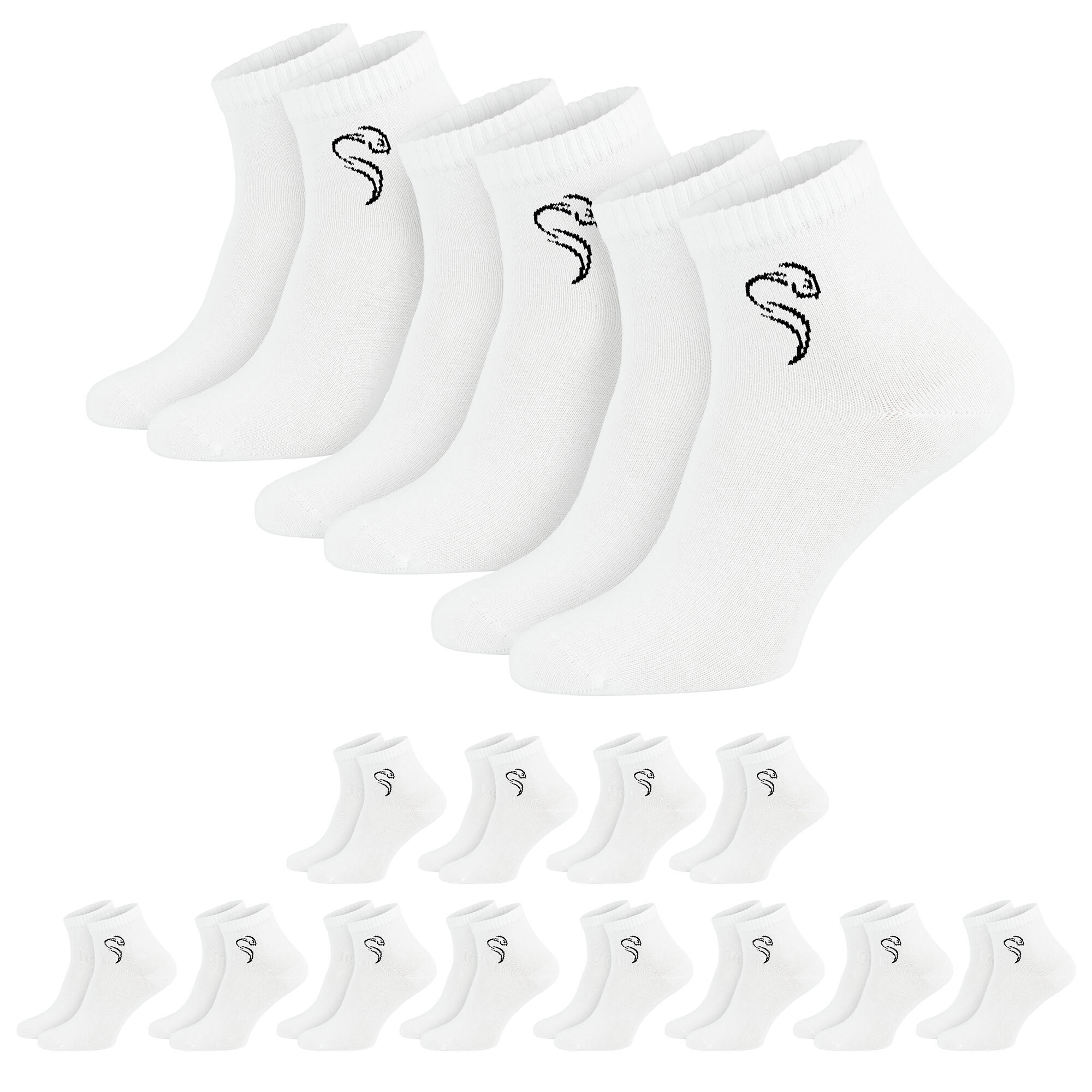 Skarpety ćwierćwałki unisex 12 par