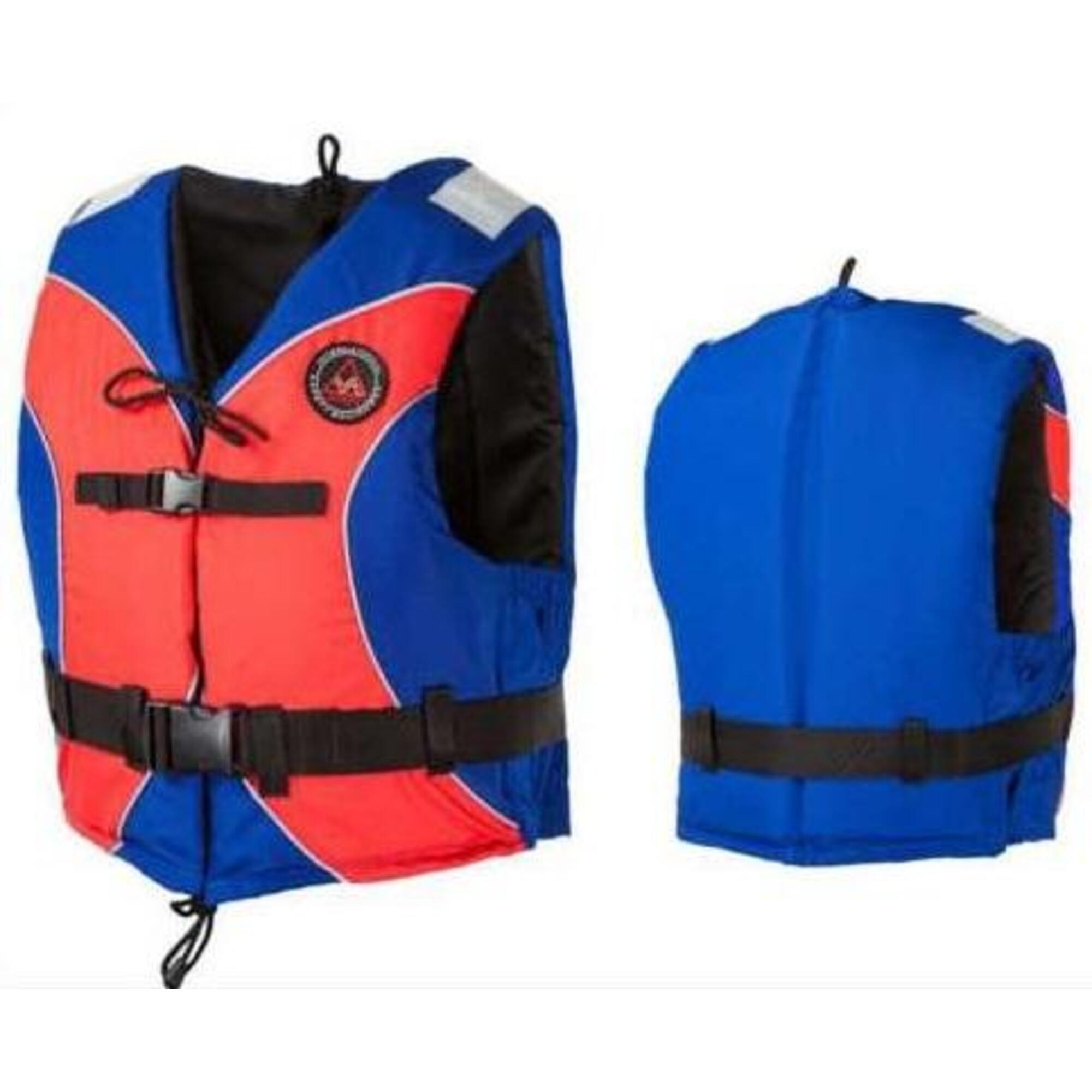 Kamizelka asekuracyjna kapok Standard A niebiesko-czerwona