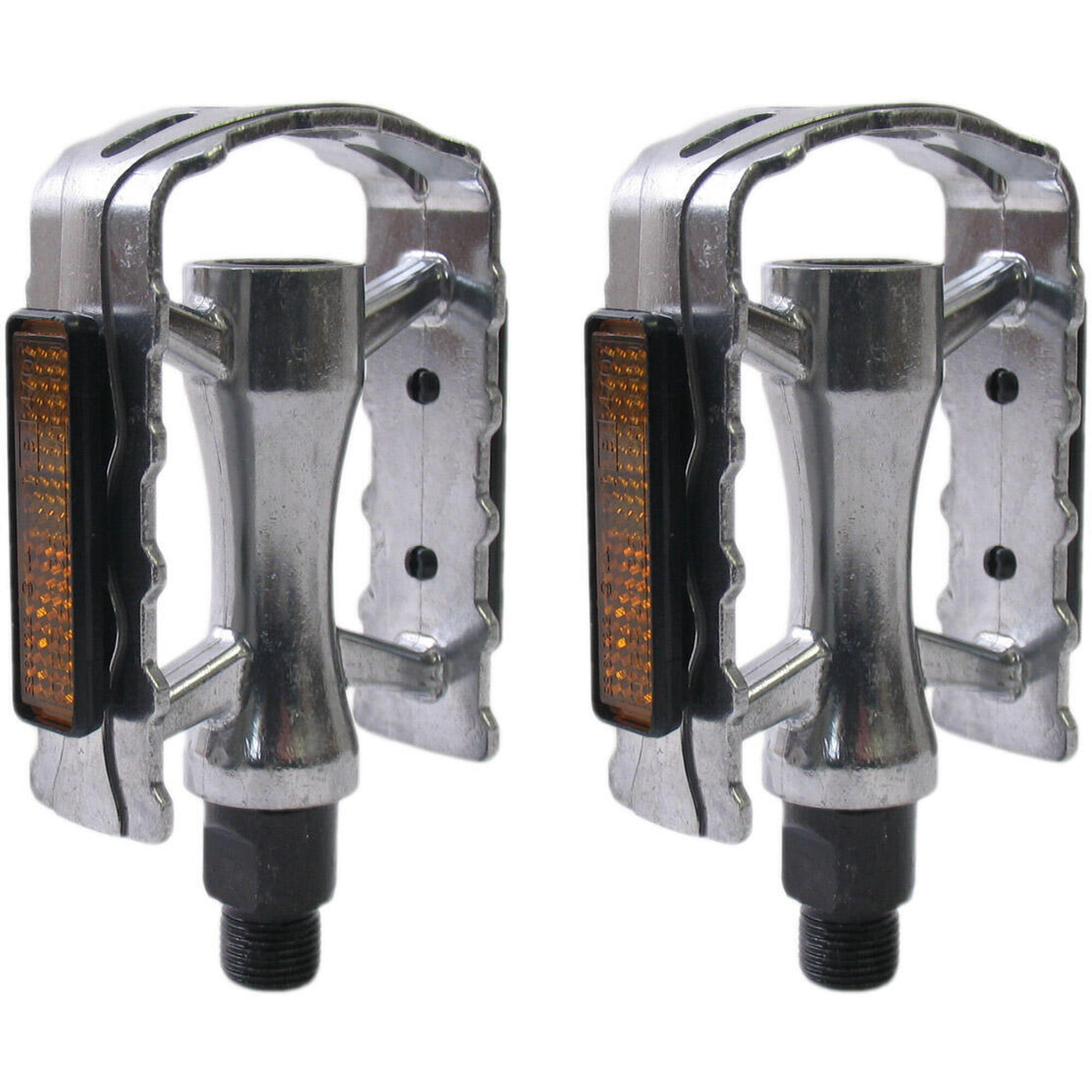 Zestaw Pedałów Sp-610 Aluminium - Srebrny (Opakowanie Warsztatowe)