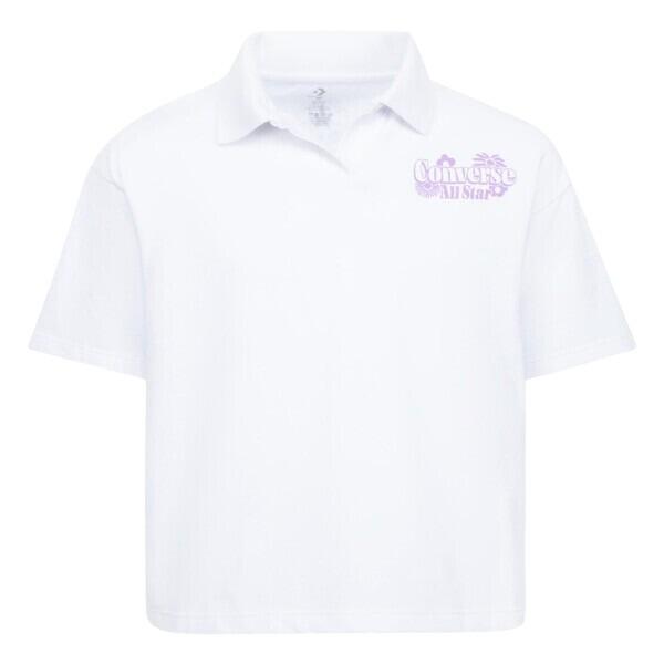 Koszulka polo dla dziewczynki Converse Boxy