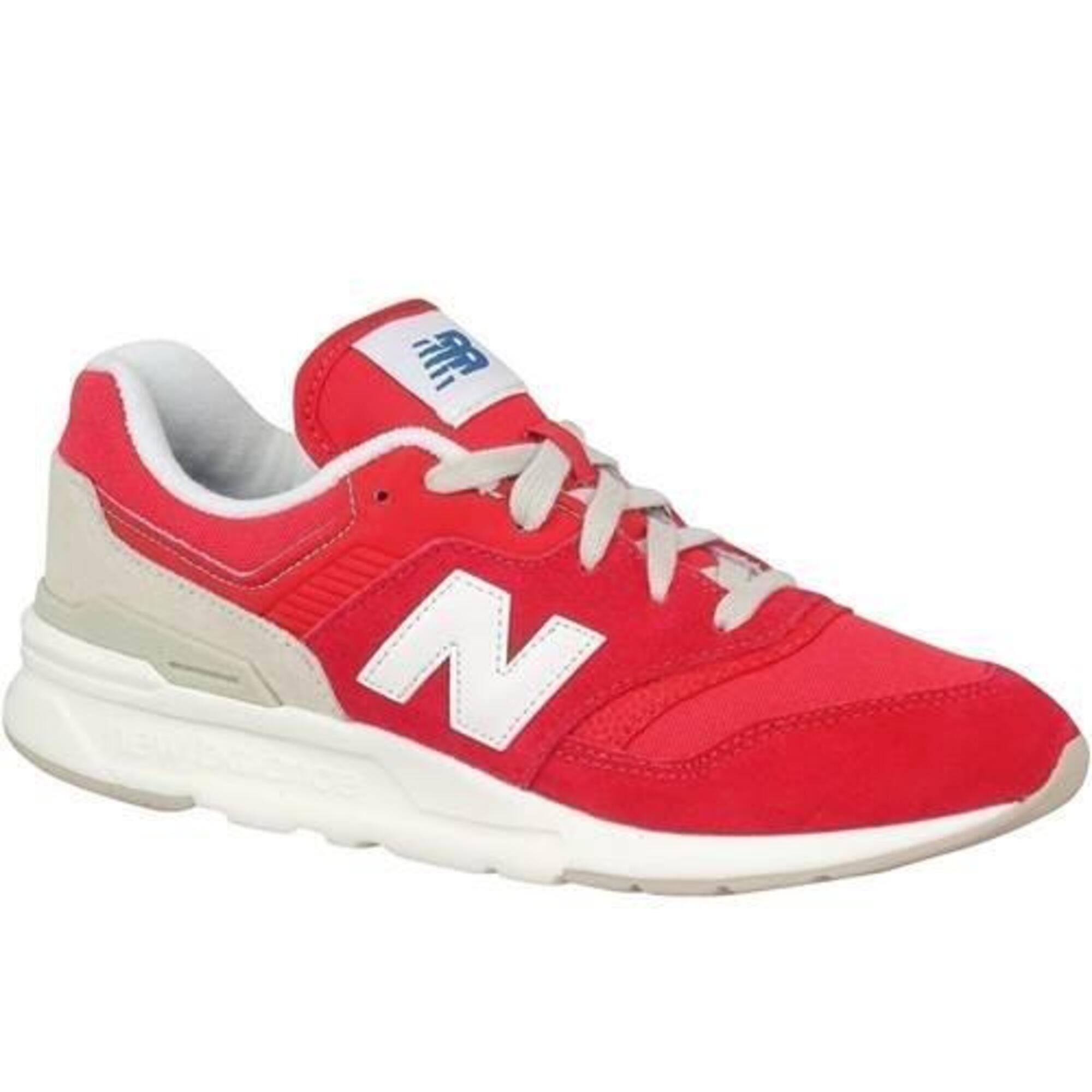 Buty uniwersalne dziecięce New Balance 997 białe,czerwone