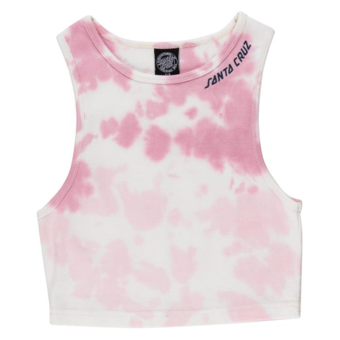 Podkoszulek Santa Cruz Strip tank vest różowy dip dye
