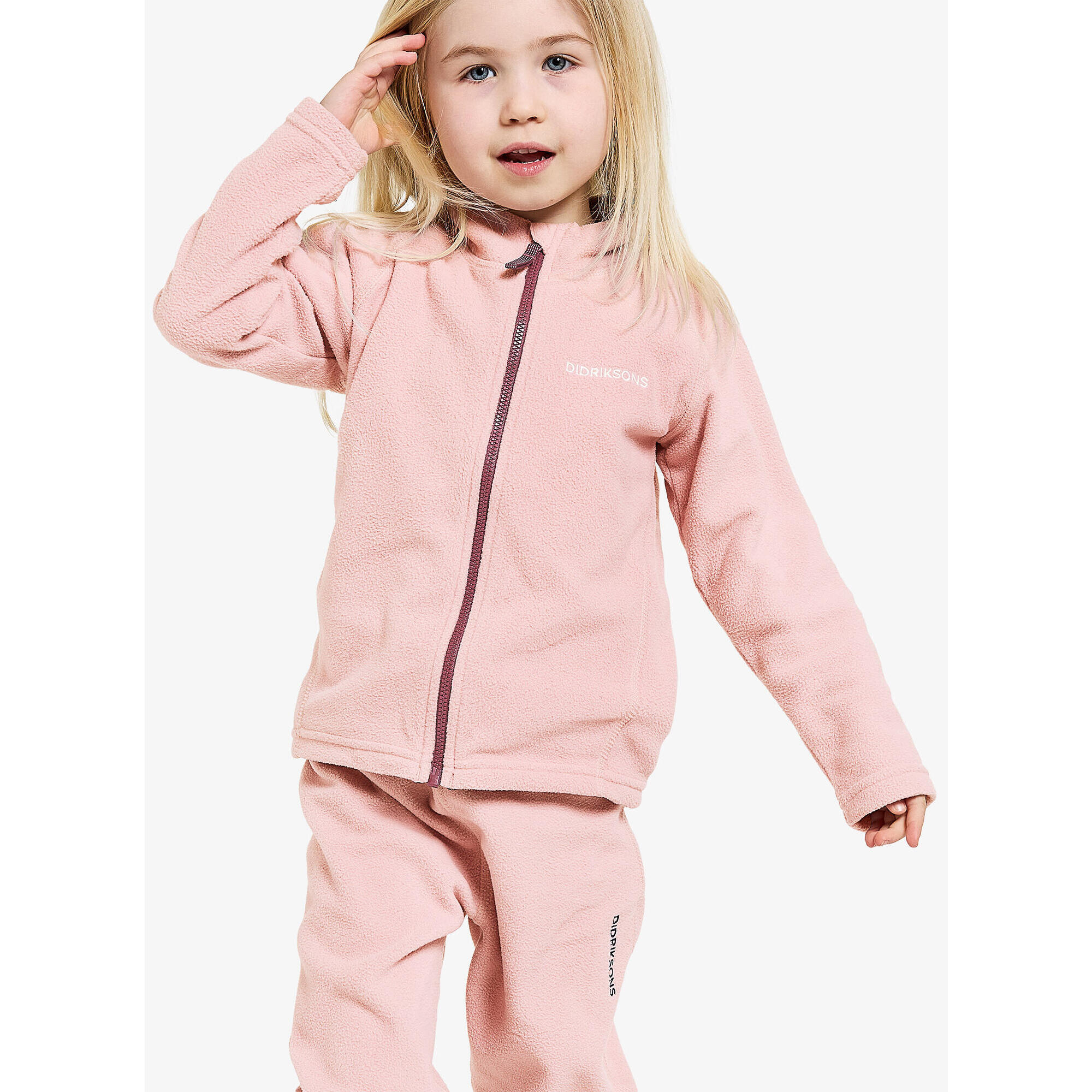 Bluza polarowa dziewczęca Didriksons Monte Full Zip