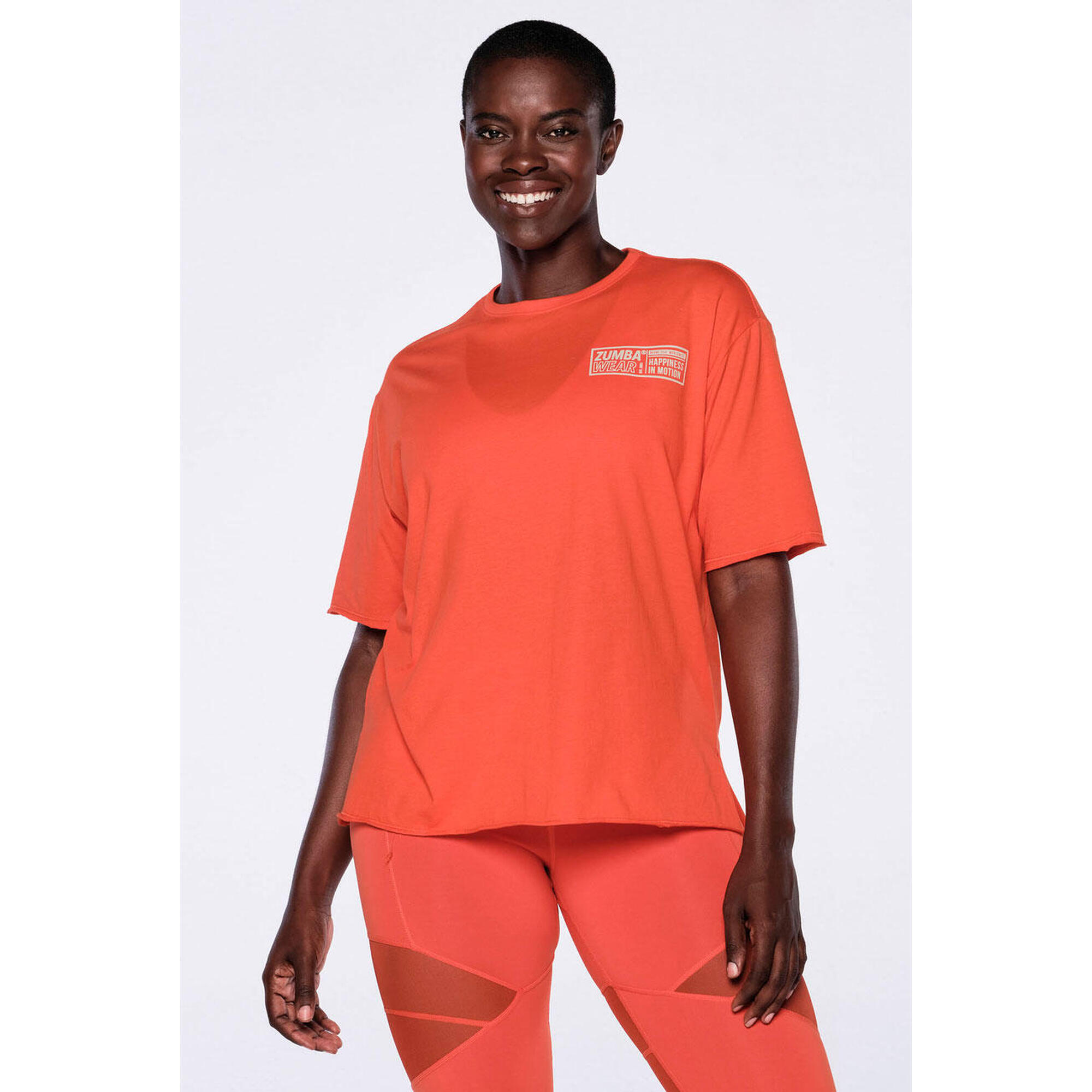 Koszulka do fitnessu damska Zumba Wear We Move The World